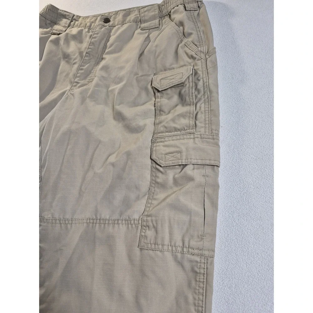 5.11 Tactical Series Pants Mens 36x30 Khaki Tan Ripstop Cargo Combat Work Unifo
